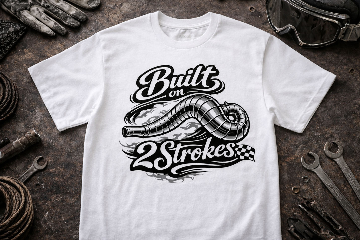 9X Built on 2 Strokes T-Shirt